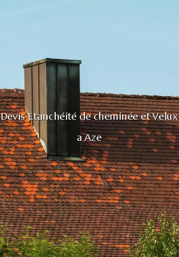 Devis Etanchéité de cheminée et Velux a Aze