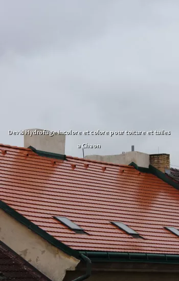 Devis Hydrofuge incolore et colore pour toiture et tuiles a Chaon