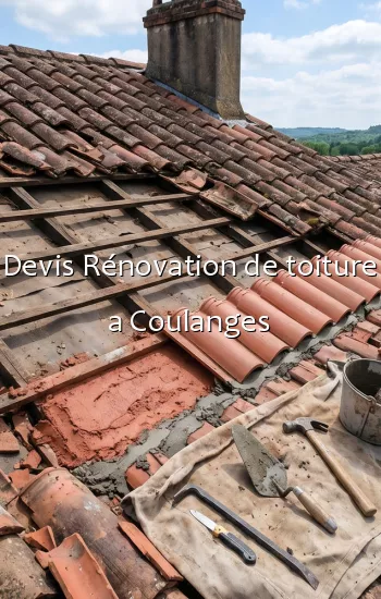 Devis Rénovation de toiture a Coulanges