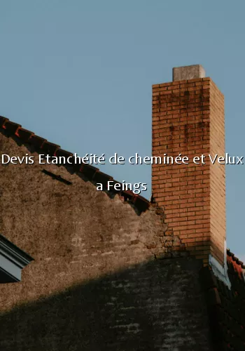 Devis Etanchéité de cheminée et Velux a Feings