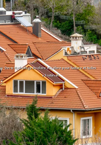 Devis Hydrofuge incolore et colore pour toiture et tuiles a Freteval
