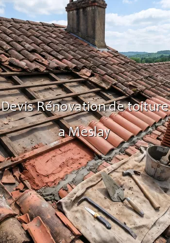Devis Rénovation de toiture a Meslay