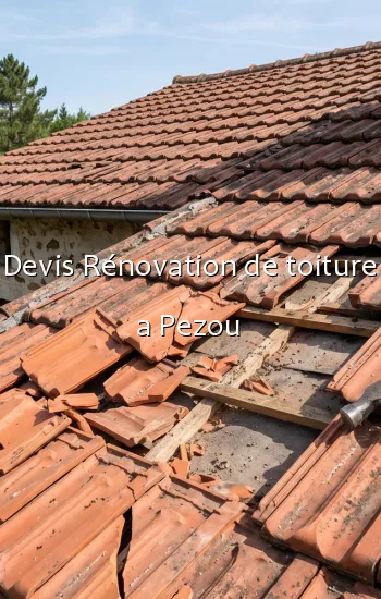 Devis Rénovation de toiture a Pezou