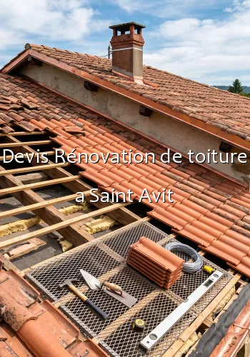 Devis Rénovation de toiture a Saint Avit