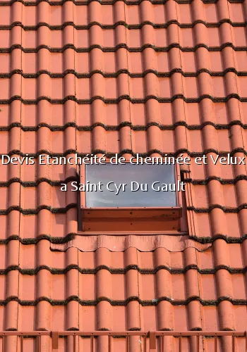 Devis Etanchéité de cheminée et Velux a Saint Cyr Du Gault