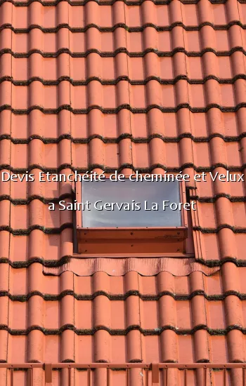 Devis Etanchéité de cheminée et Velux a Saint Gervais La Foret