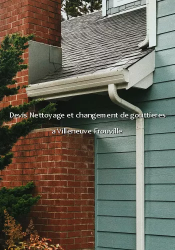Devis Nettoyage et changement de gouttieres a Villeneuve Frouville